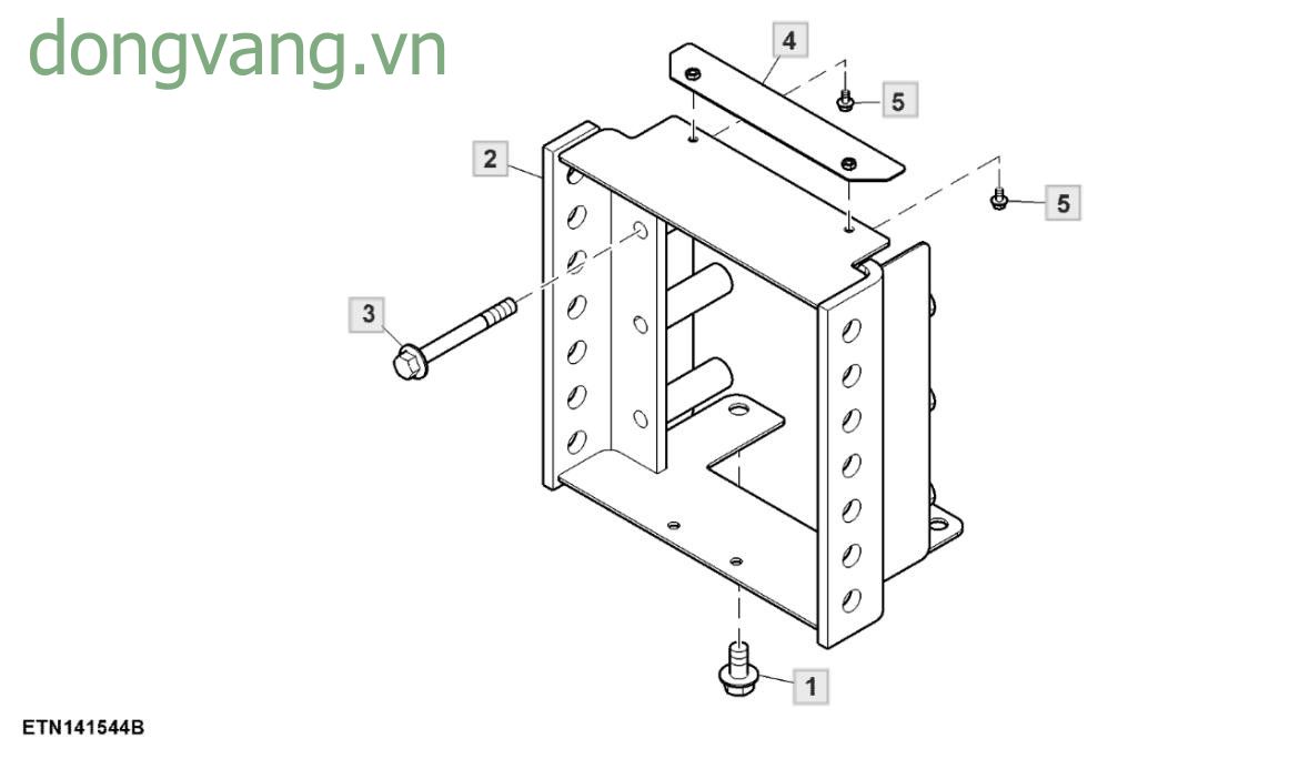 Bracket, Wagon Hitch (020945 - ) - ST856352